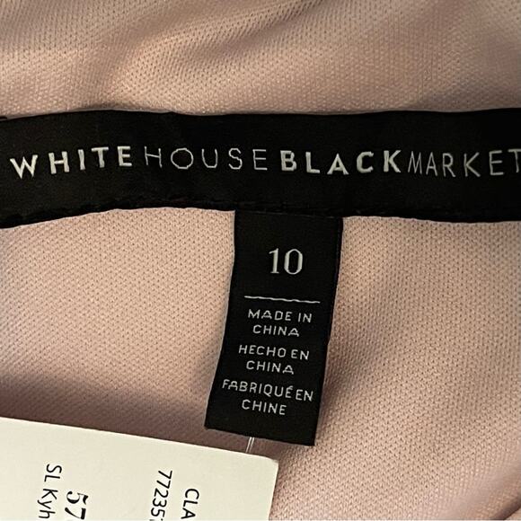 White House Black Market Cottage Rose Jumpsuit With Sheer Overlay NWT Size 10 - Picture 9 of 14